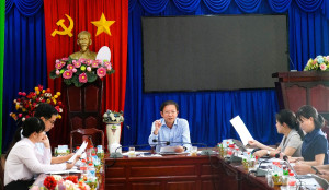 PHƯỜNG BÌNH LONG HỌP THÀNH VIÊN ỦY BAN NHÂN DÂN