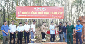 BÌNH LONG KHỞI CÔNG NHÀ ĐẠI ĐOÀN KẾT