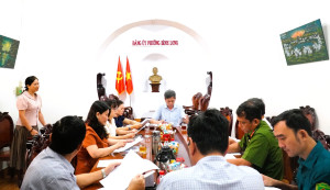 BÌNH LONG HỌP BAN CHỈ ĐẠO CÔNG TÁC BẦU CỬ ĐẠI BIỂU QUỐC HỘI VÀ HĐND CÁC CẤP, NHIỆM KỲ 2026 - 2031