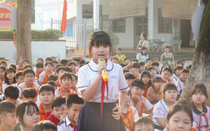 LIÊN ĐỘI TIỂU HỌC AN LỘC A: SÔI NỔI CHƯƠNG TRÌNH GẶP GỠ, ĐỐI THOẠI CÙNG TRẺ EM