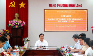 BAN BẦU CỬ ĐƠN VỊ BẦU CỬ SỐ 05 TỈNH ĐỒNG NAI TRIỂN KHAI CÔNG TÁC KIỂM TRA