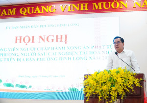 Bình Long gặp gỡ, động viên những người từng lầm lỡ tái hoà nhập cộng đồng