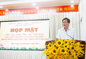 Bình Long họp mặt chức sắc, chức việc các tôn giáo