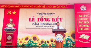TRƯỜNG THPT BÌNH LONG TỔNG KẾT NĂM HỌC 2025 – 2026