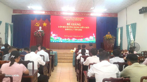 TRUNG TÂM CHÍNH TRỊ BÌNH LONG BẾ GIẢNG LỚP BỒI DƯỠNG ĐẢNG VIÊN MỚI KHÓA I, NĂM 2026