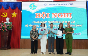 Hội LHPN phường Bình Long nhiều hoạt động hưởng ứng ngày gia đình Việt Nam 28/6