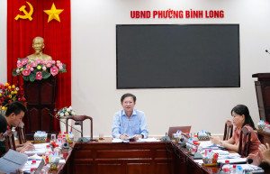 UBND BÌNH LONG THÔNG QUA DANH SÁCH QUY HOẠCH CÁN BỘ LÃNH ĐẠO QUAN LÝ