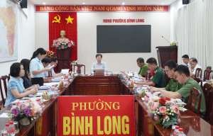 PHƯỜNG BÌNH LONG ĐÁNH GIÁ PHÂN LOẠI TẬP THỂ VIÊN CHỨC LÃNH ĐẠO NGÀNH GIÁO DỤC