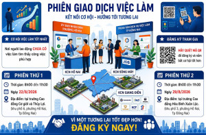 SÀN GIAO DỊCH VIỆC LÀM – “KẾT NỐI CƠ HỘI, HƯỚNG TỚI TƯƠNG LAI”