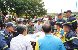 Bình Long tìm thấy nạn nhân bị nước lũ cuốn trôi sau nhiều nỗ lực tìm kiếm