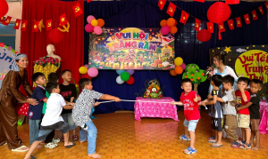 HỌC SINH TRƯỜNG MẦM NON HOA MAI VUI TẾT TRUNG THU