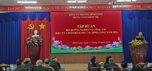 Công an phường Bình Long phối hợp Hội Cựu chiến binh tuyên truyền, nâng cao kiến thức, kỹ năng bảo đảm An toàn thông tin, An ninh mạng