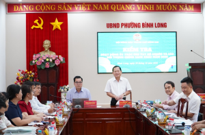 Hội Nông dân thành phố Đồng Nai kiểm tra hoạt động ủy thác cho vay hộ nghèo tại phường Bình Long