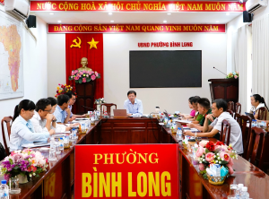 PHƯỜNG BÌNH LONG HỌP THÀNH VIÊN UBND PHƯỜNG MỞ RỘNG