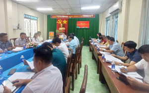 hoi nghi BCH Dang bo xa