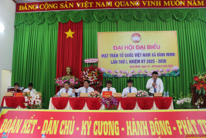 ĐẠI HỘI ĐẠI BIỂU MẶT TRẬN TỔ QUỐC VIỆT NAM XÃ BÌNH MINH - PHIÊN THỨ NHẤT