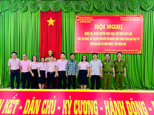 Tuyên truyền pháp luật, giới thiệu việc làm, đào tạo nghề, hỗ trợ vay vốn đối với người chấp hành xong án phạt tù (CHXAPT) về cư trú trên địa bàn xã Bình Minh, tỉnh Đồng Nai