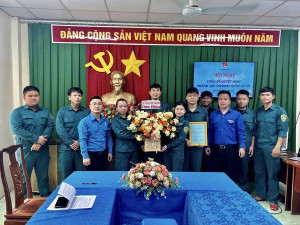 CÔNG BỐ QUYẾT ĐỊNH THÀNH LẬP CHI ĐOÀN QUÂN SỰ XÃ BÌNH MINH