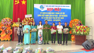 HỘI LHPN XÃ BÌNH MINH KỶ NIỆM 95 NĂM THÀNH LẬP HỘI LIÊN HIỆP PHỤ NỮ VIỆT NAM