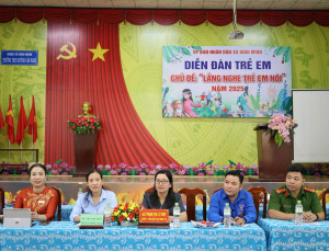 Diễn đàn trẻ em xã Bình Minh năm 2025