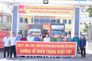 CHUYẾN XE CỨU TRỢ – MANG THEO HƠN CẢ HÀNG HÓA, ĐÓ LÀ TẤM LÒNG CỦA NGƯỜI DÂN BÌNH MINH