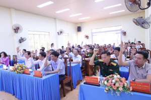 ĐẢNG ỦY XÃ TỔ CHỨC HỘI NGHỊ BAN LÃNH ĐẠO MỞ RỘNG GIỚI THIỆU NGƯỜI ỨNG CỬ ĐẠI BIỂU HĐND TỈNH VÀ HĐND XÃ NHIỆM KỲ 2026-2031