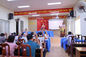 XÃ BÌNH MINH TỔ CHỨC HỘI NGHỊ HIỆP THƯƠNG LẦN THỨ BA