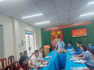 Kiểm tra, giám sát công tác triển khai bầu cử đại biểu Quốc hội khóa XVI  và đại biểu HĐND các cấp nhiệm kỳ 2026-2031 các ấp trên địa bàn xã Bình Minh