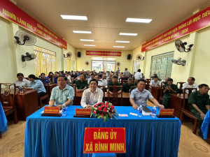 XÃ BÌNH MINH PHÁT HUY VAI TRÒ NÒNG CỐT, CỦNG CỐ KHỐI ĐẠI ĐOÀN KẾT TOÀN DÂN TỘC TỪ VIỆC QUÁN TRIỆT NGHỊ QUYẾT ĐẠI HỘI XIV CỦA ĐẢNG