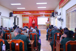 HỘI CCB XÃ BÌNH MINH TỔ CHỨC HỘI NGHỊ TUYÊN TRUYỀN KỶ NIỆM NGÀY 30/4 VÀ THÔNG TIN TỈNH ĐỒNG NAI LÊN THÀNH PHỐ TRỰC THUỘC TRUNG ƯƠNG