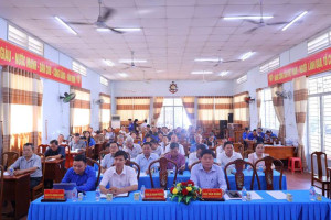 ỦY BAN MTTQVN XÃ BÌNH MINH TỔ CHỨC HỘI NGHỊ TRIỂN KHAI THỰC HIỆN ĐỢT THI ĐUA ĐẶC BIỆT 500 NGÀY ĐÊM TRÊN ĐỊA BÀN XÃ