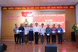 LỄ RA QUÂN PHỐI HỢP CÔNG TÁC DÂN VẬN VỚI SƯ ĐOÀN BỘ BINH 309, QUÂN KHU 7