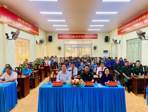 LỄ CÔNG BỐ QUYẾT ĐỊNH VỀ SẮP XẾP, TỔ CHỨC LẠI CÁC CHI ĐOÀN, CHI HỘI TRÊN ĐỊA BÀN XÃ BÌNH MINH