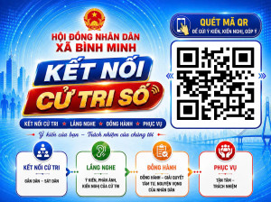 HĐND XÃ BÌNH MINH TRIỂN KHAI MÔ HÌNH “HĐND - KẾT NỐI CỬ TRI SỐ”