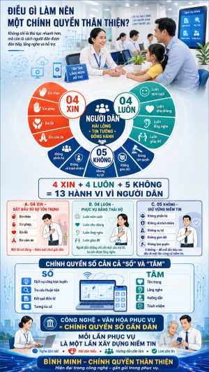 B013 infographic Bình Minh Chính quyền thân thiện