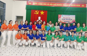 SÔI NỔI ĐÊM GIAO LƯU VĂN NGHỆ - DÂN VŨ THỂ THAO TẠI ẤP TRÀ CỔ, XÃ BÌNH MINH