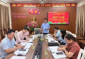 Ban đại diện Hội đồng quản trị (HĐQT) Ngân hàng Chính sách xã hội (NHCSXH) xã Bình Minh tổ chức phiên họp thường kỳ quý III năm 2026