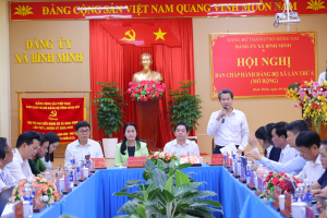 Hội nghị Ban chấp hành Đảng bộ xã Bình Minh lần thứ 6 (mở rộng)