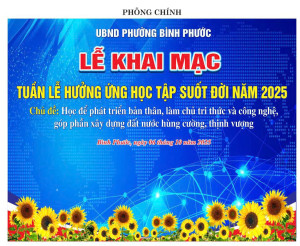 Lễ khai mạc tuần lễ hưởng ứng học tập suốt đời năm 2025