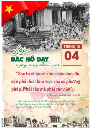 Lời Bác Hồ dạy ngày này năm xưa!