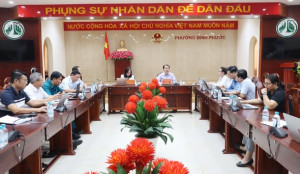 Ủy ban bầu cử phường Bình Phước họp thông qua các Dự thảo về...