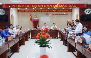 Ủy ban bầu cử phường Bình Phước thống nhất số lượng đơn vị bầu cử trên địa bàn phường