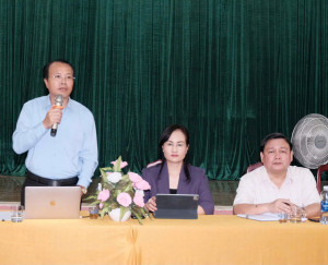 Thường trực Đảng ủy phường làm việc với các Khu phố