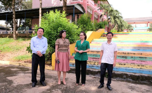 Phường Bình Phước khảo sát cơ sở vật chất trường học, sẵn sàng cho năm học mới