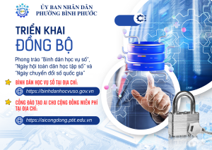 Inforgraphic - Triển khai đồng bộ phong trào “Bình dân học vụ số”, “Ngày hội toàn dân học tập số” và “Ngày chuyển đổi số quốc gia”