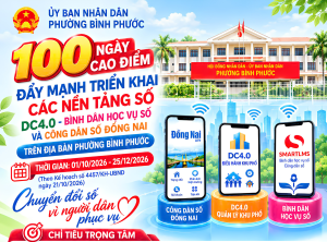 PHƯỜNG BÌNH PHƯỚC TRIỂN KHAI ĐỢT CAO ĐIỂM 100 NGÀY ĐẨY MẠNH...