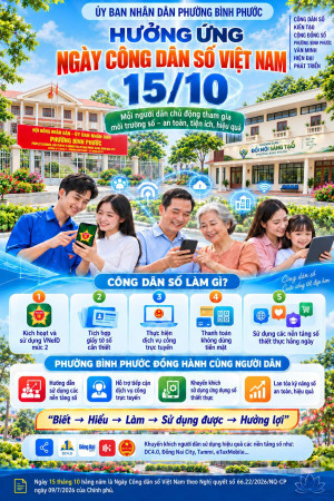 Hưởng ứng ngày công dân số Việt Nam 15.10.2026