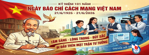 Kỷ niệm 101 năm Ngày Báo chí Cách mạng Việt Nam.