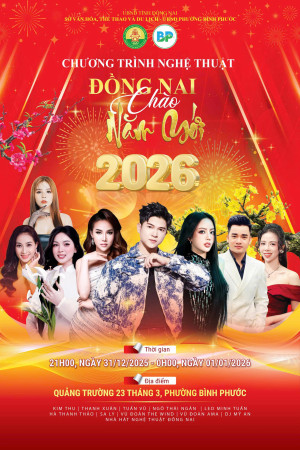 Thông báo thời gian và địa điểm Chương trình nghệ thuật chào năm mới 2026
