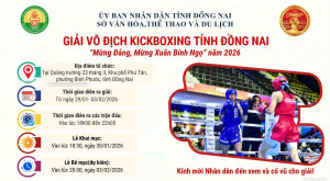 Lễ khai mạc Giải vô địch  KICKBOXING tỉnh Đồng Nai